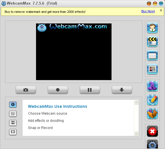 CoolwareMax WebcamMax视频特效处理