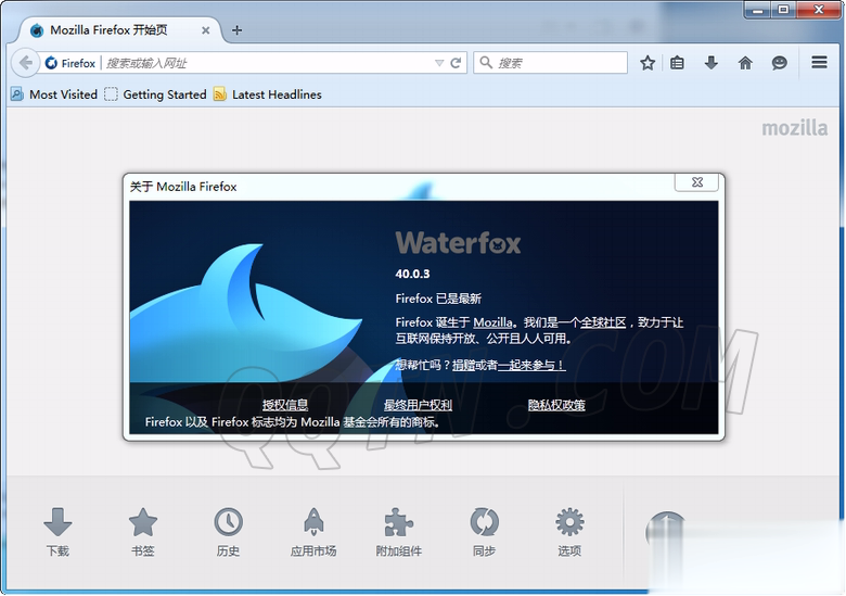 水狐浏览器Waterfox