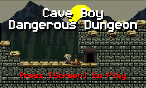 洞穴男孩危险的地下城