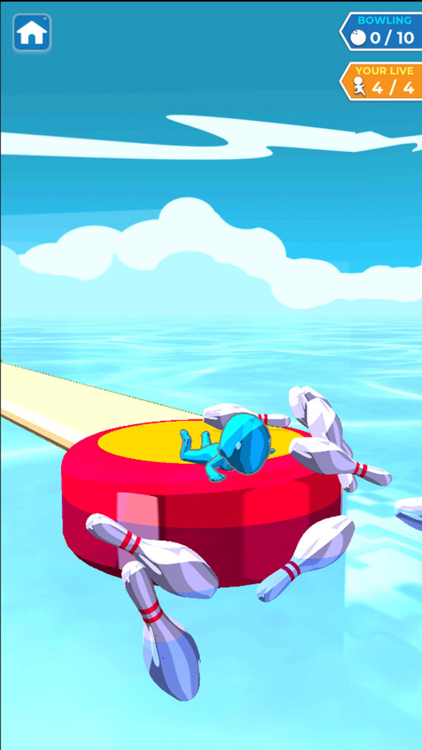 水上滑行保龄球